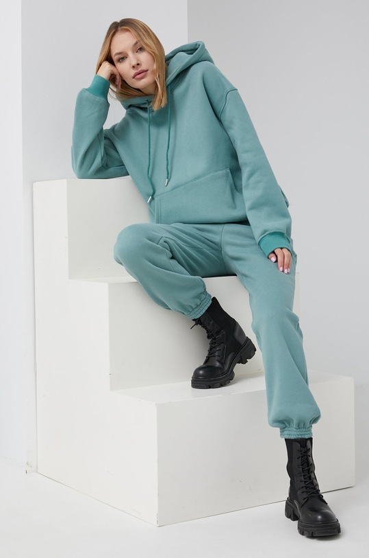 Answear Lab Komplet bawełna turkusowy D183.AJ