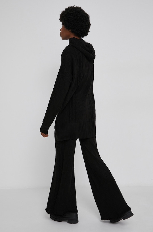 Answear Lab Komplet z domieszką wełny czarny 3329.2.AJ