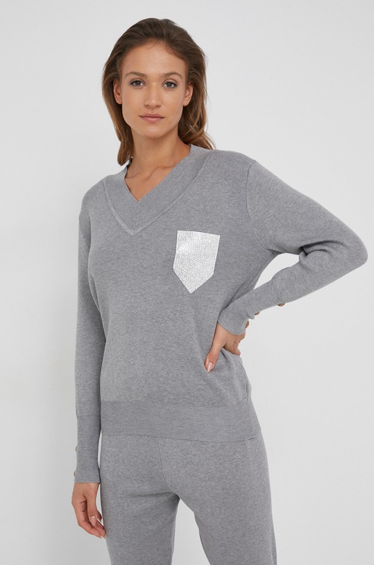 Súprava Answear.LAB 7558.1.AJ sivá WW22