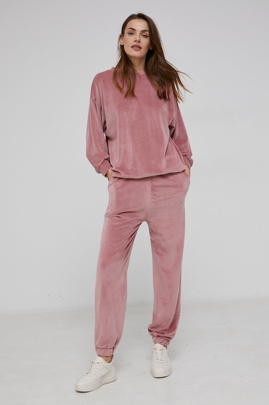 Answear Lab Komplet dzianina różowy 3599.DA