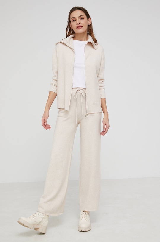 Súprava Answear.LAB pletenina béžová M8303.1.DA