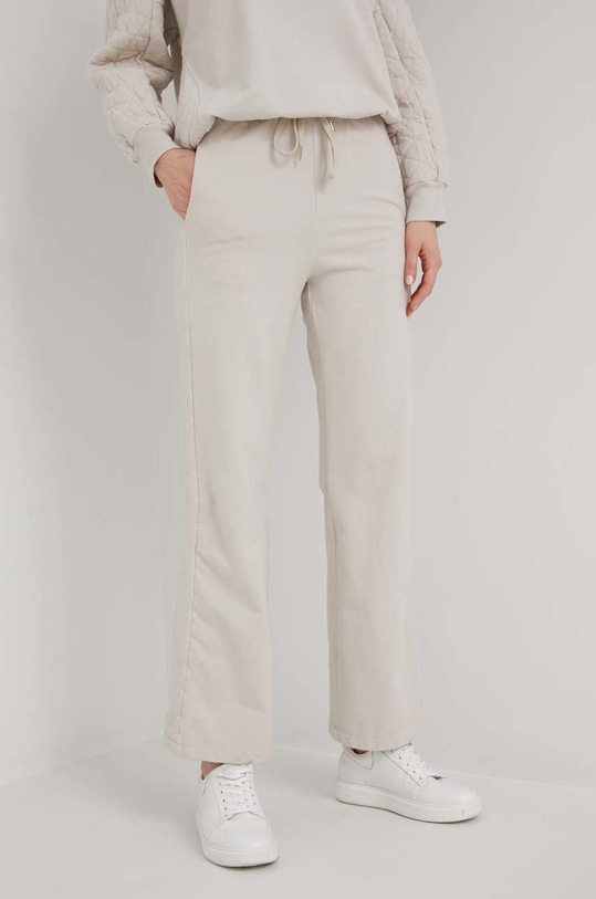 Bavlnená tepláková súprava Answear.LAB 04388.1.DB béžová