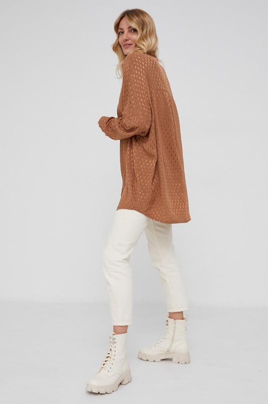 Odzież Answear Lab Koszula 31842.1KR brązowy