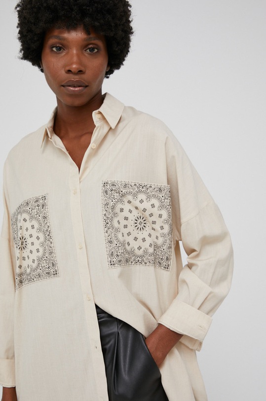 Answear Lab Koszula z domieszką wełny 404678.AJ