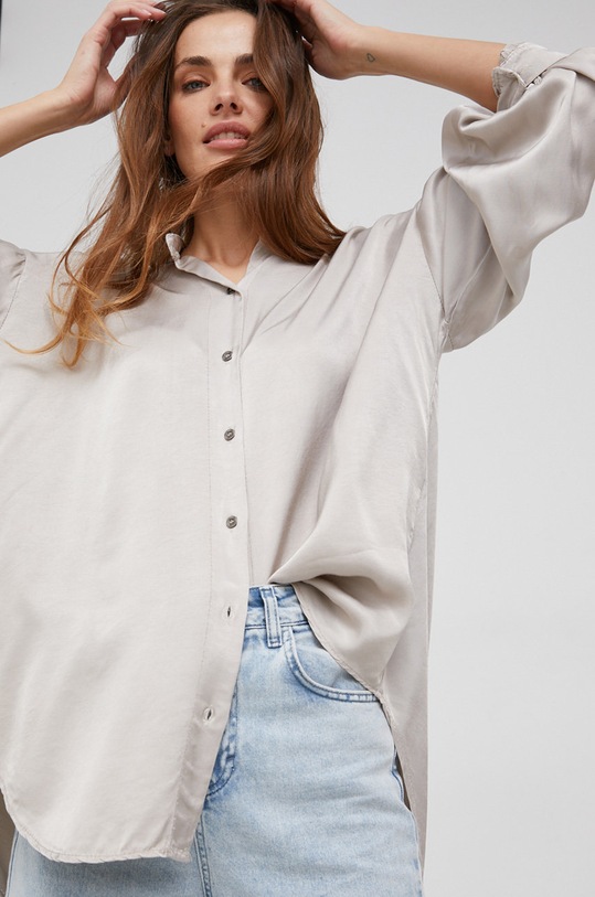 Answear Lab Koszula casual beżowy 713.1.AJ