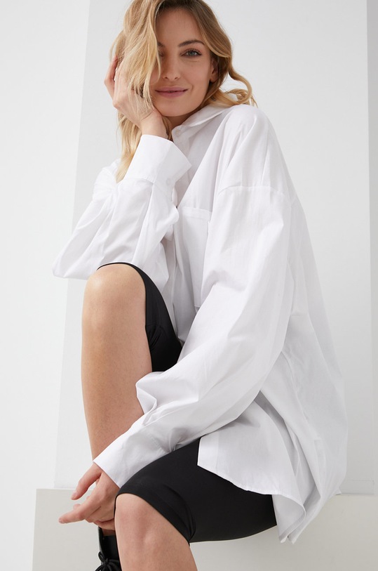 Answear Lab Koszula bawełniana bawełna biały 18003.KR