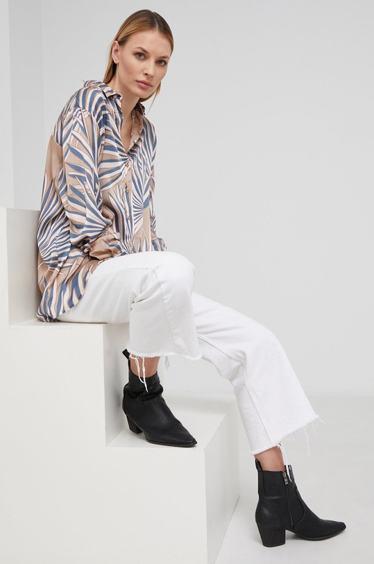 Oblečenie Košeľa Answear.LAB 21929.MB béžová