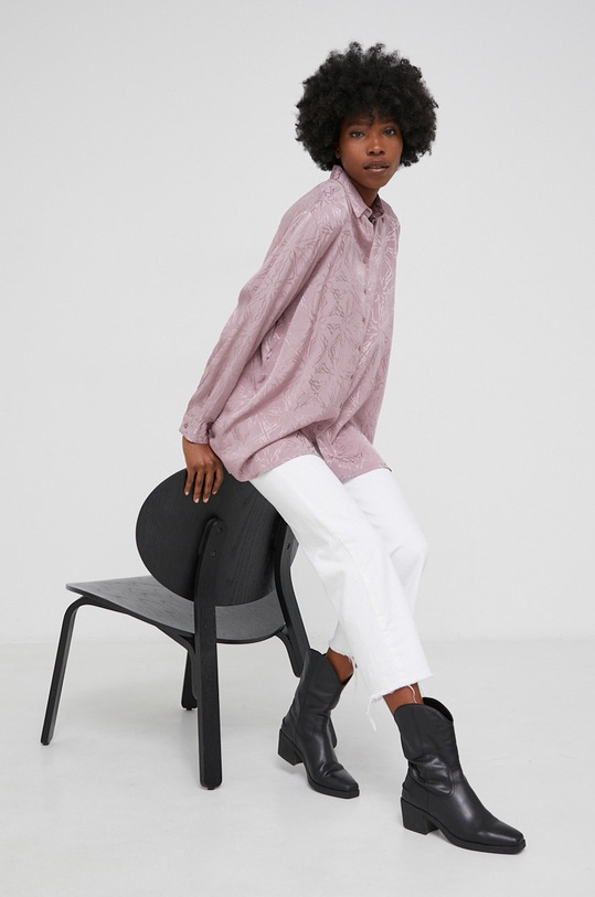 Answear Lab Koszula fioletowy 31913.MB