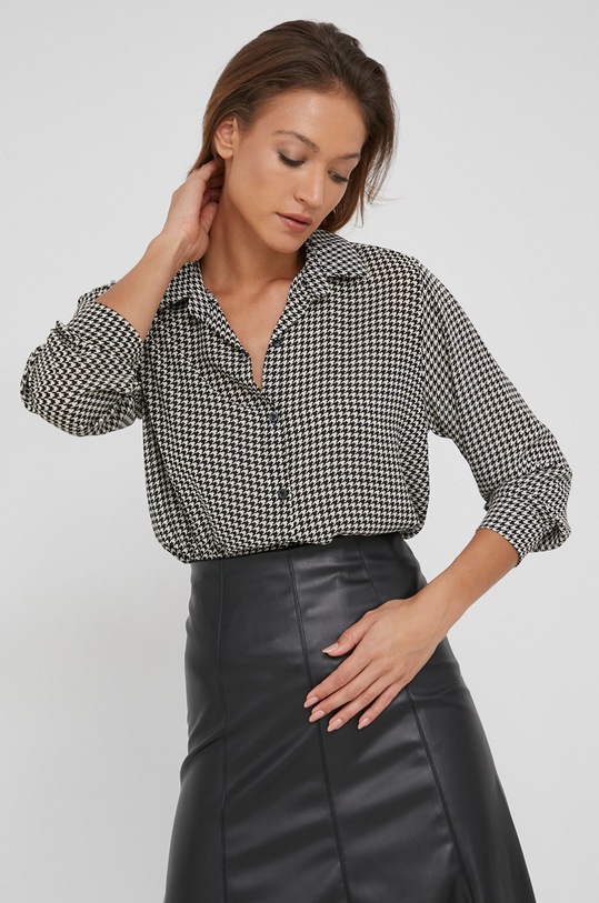 Košeľa Answear.LAB relaxed čierna 7216.1KR