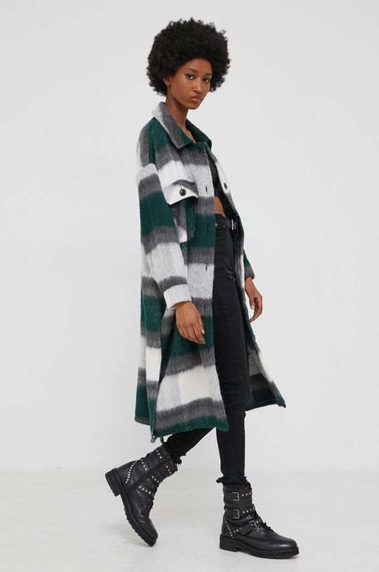 Košeľa Answear.LAB WW22.KDD04T zelená WW22