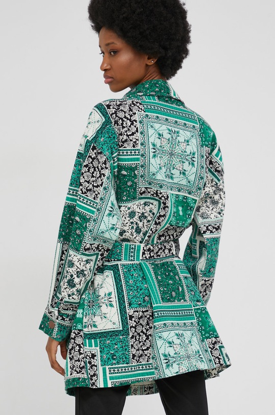 Odzież Answear Lab Koszula bawełniana 101.1.AJ zielony