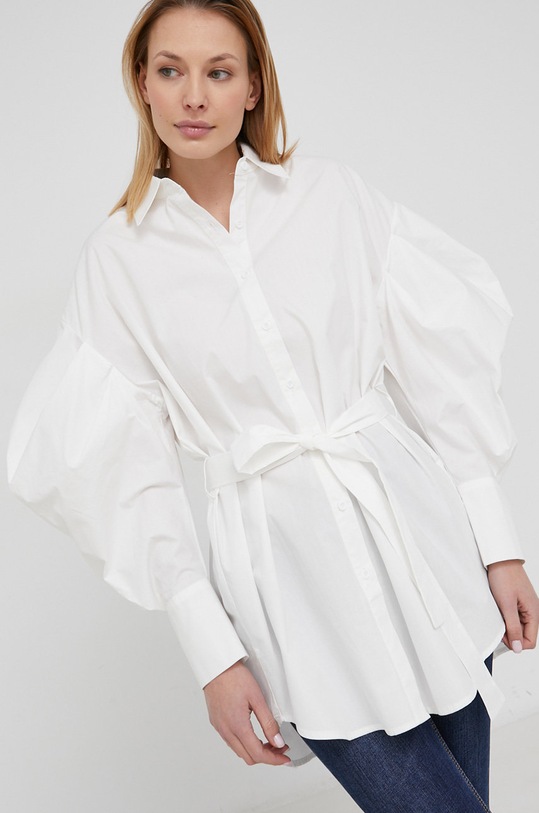 Pamučna košulja Answear.LAB 4366.2KR bijela WW22