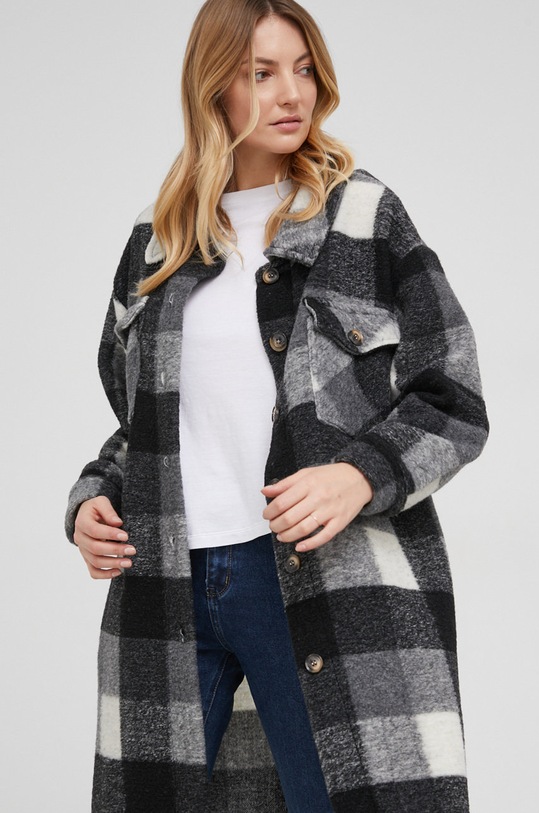 Vuneni kaput Answear.LAB crna 2870.1KR