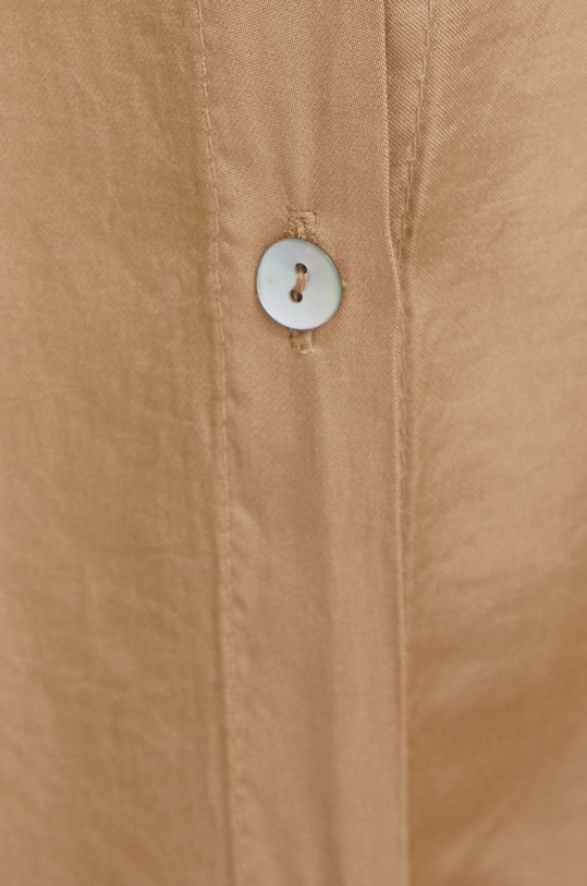 Hodvábna košeľa Answear.LAB G50026.1.1RK béžová WW22