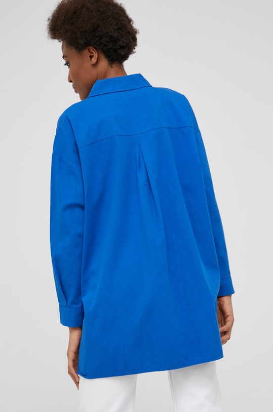 Odzież Answear Lab koszula bawełniana 0114.DA niebieski