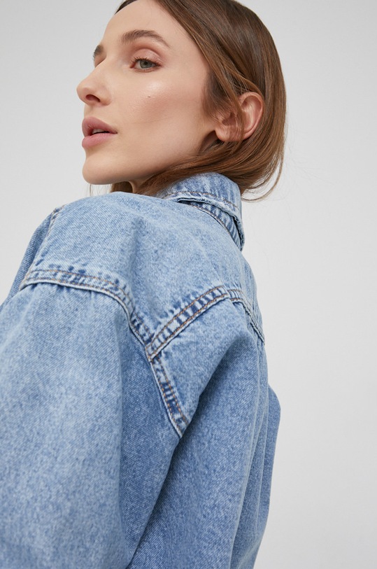 Rifľová košeľa Answear.LAB modrá 5330.3.DA