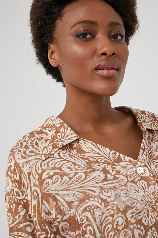 Answear Lab cămașă bej 4531.DA