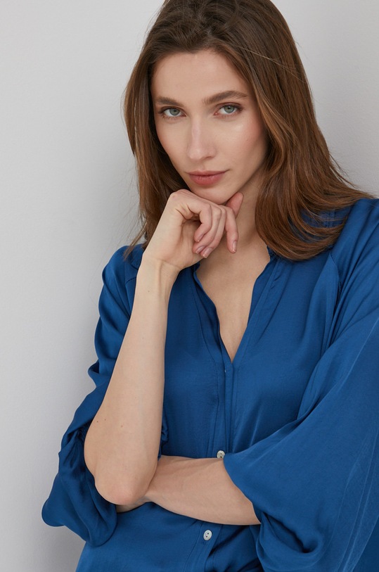 Answear Lab koszula 6372RAY0N.DB niebieski