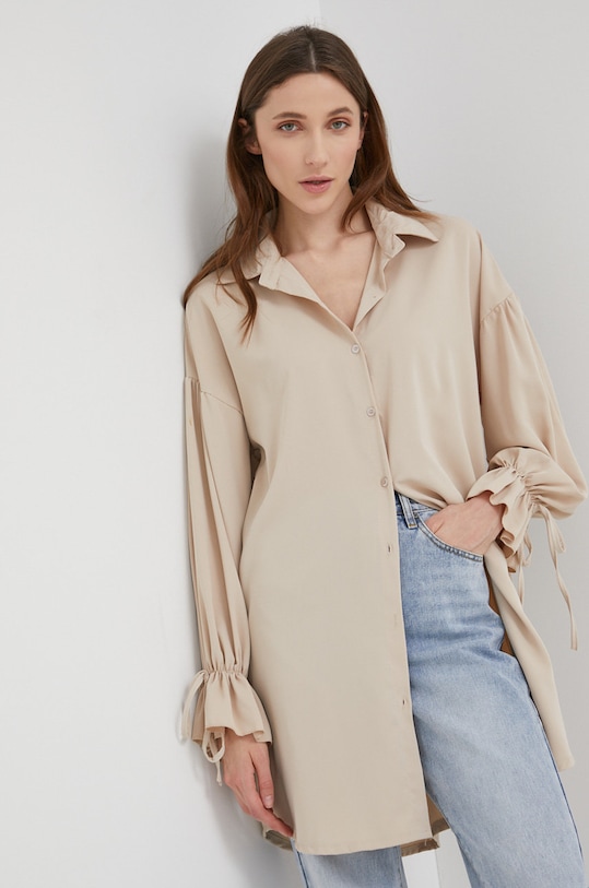 Košeľa Answear.LAB béžová 99059.2K
