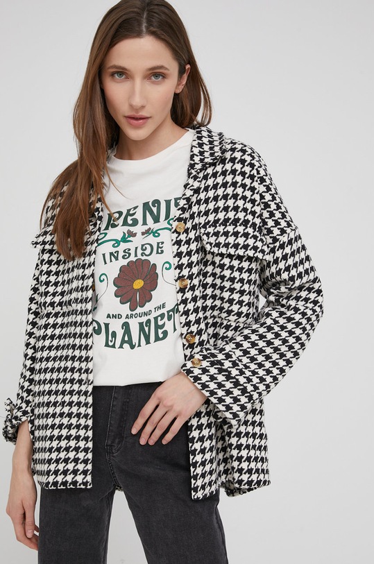 Košile Answear.LAB černá 6133.K