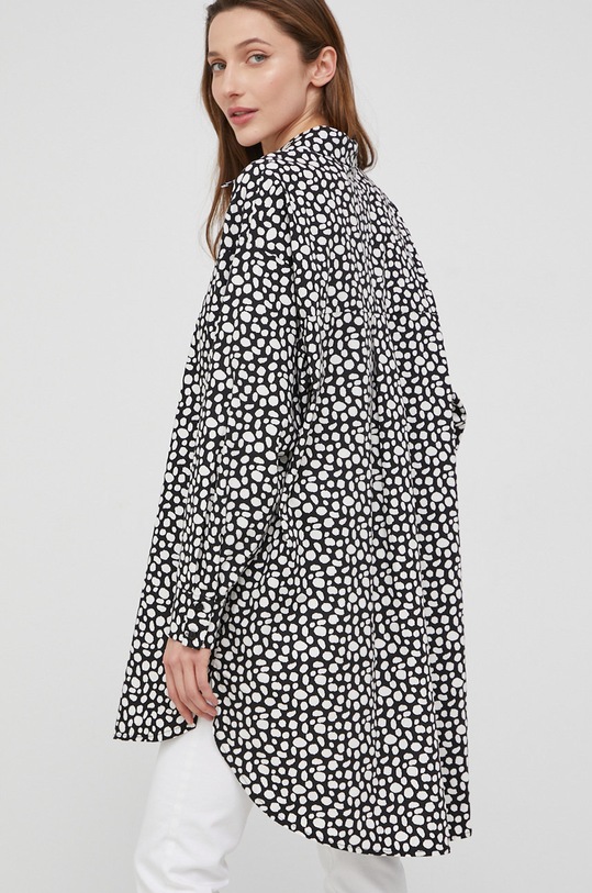 Answear Lab cămașă din bumbac negru H1185.C12.K