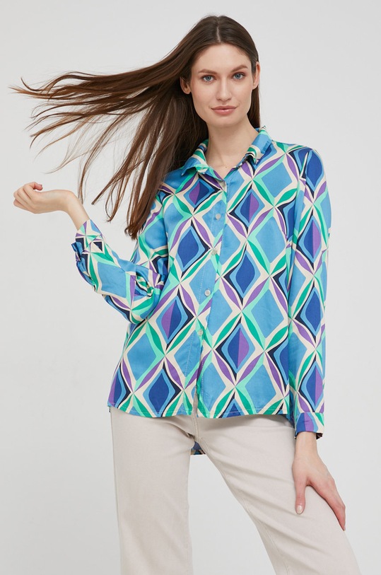 Answear Lab koszula regular niebieski 55021RV6K.AA