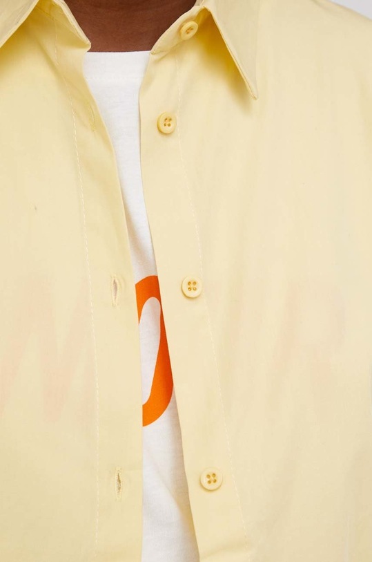 Answear Lab koszula bawełniana 2022.DA żółty WW22