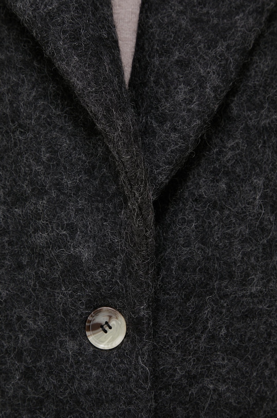 Answear Lab Płaszcz z wełną 54046.1.MB czarny