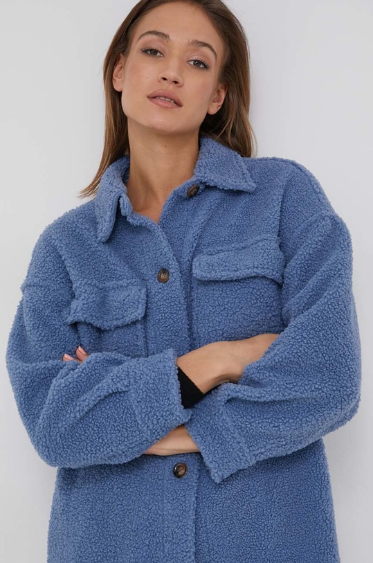Answear Lab Płaszcz niebieski 21753.2RK