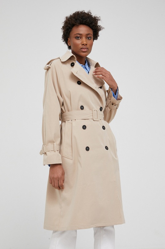 Trench kabát Answear.LAB nezateplené béžová 4368.DA