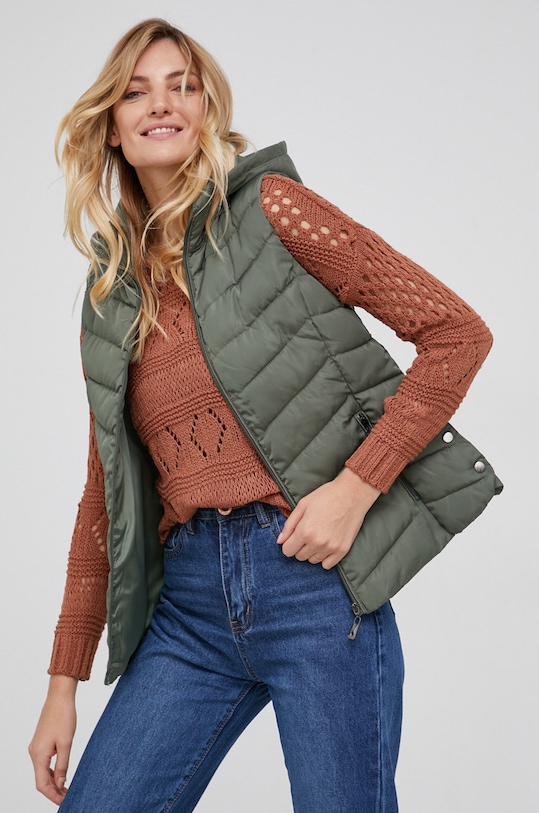 Answear Lab Bezrękawnik pozostałe zielony 5965.1.AJ