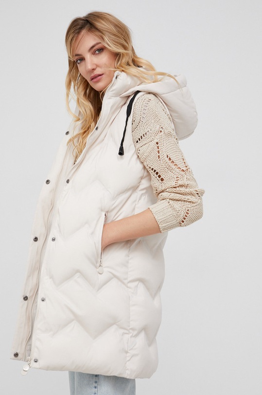 Answear Lab Bezrękawnik pozostałe beżowy H1099.2.AJ