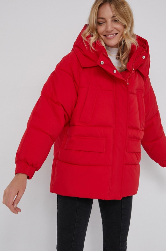 Answear Lab Kurtka 81205.1KR czerwony WZ21