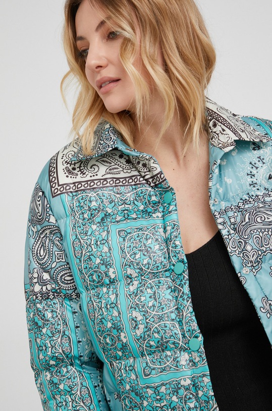 Answear Lab Kurtka turkusowy CR.1.1KR