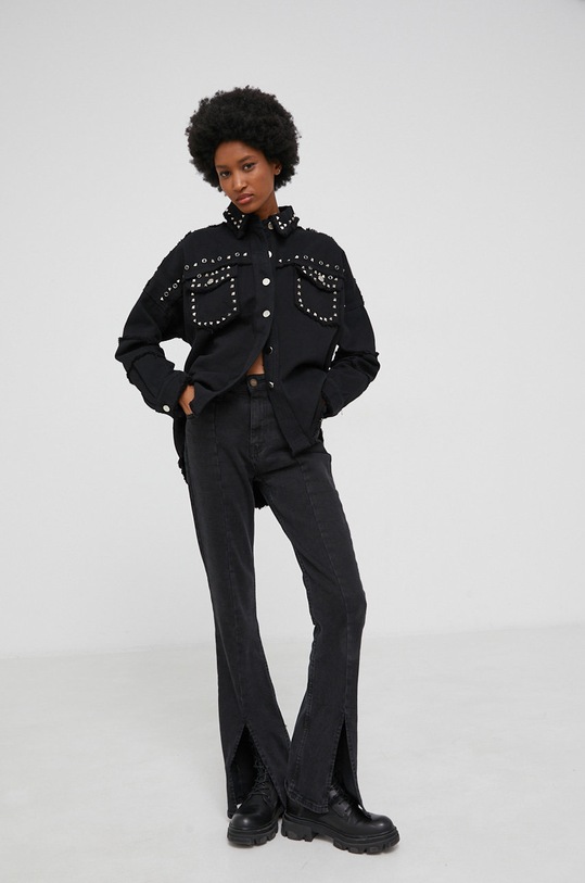 Bunda a mikina Answear.LAB 2901.1KR černá WW22