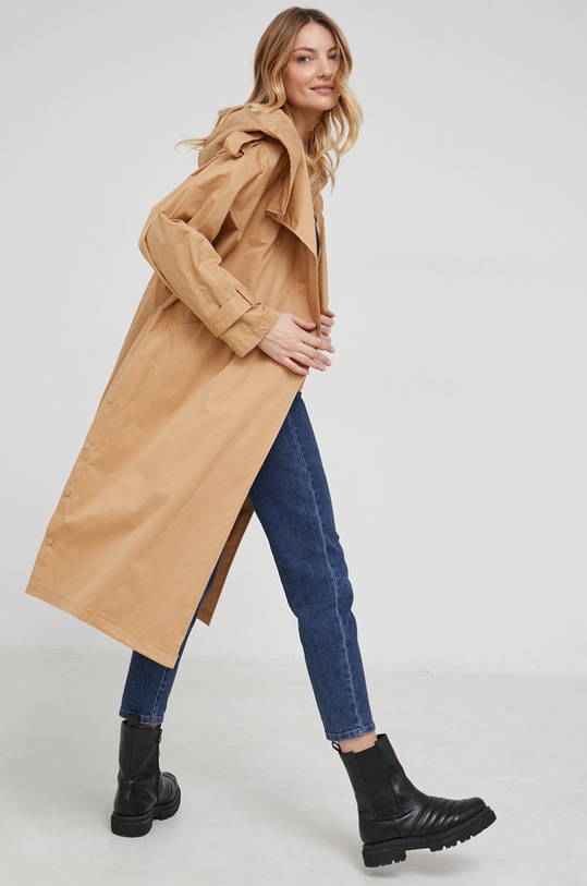 Trench kabát Answear.LAB 5195.1KR hnědá WW22