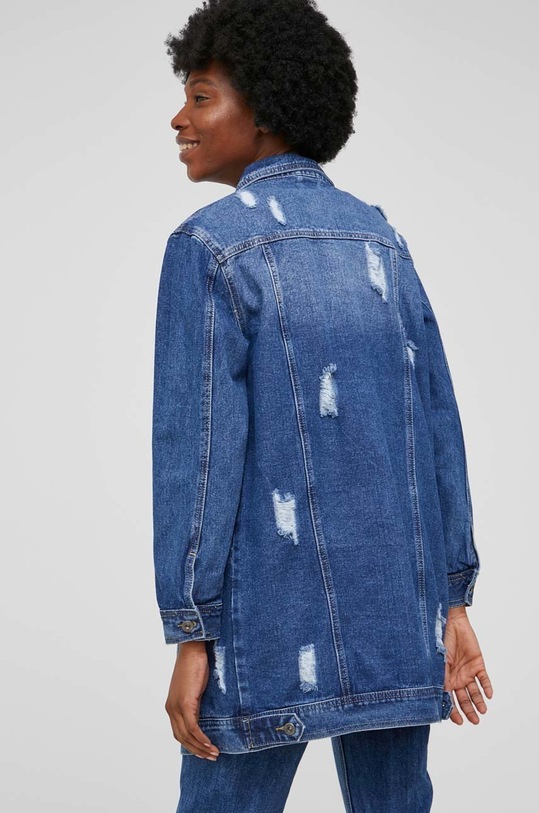 Odzież Answear Lab kurtka jeansowa SA9633.KR niebieski
