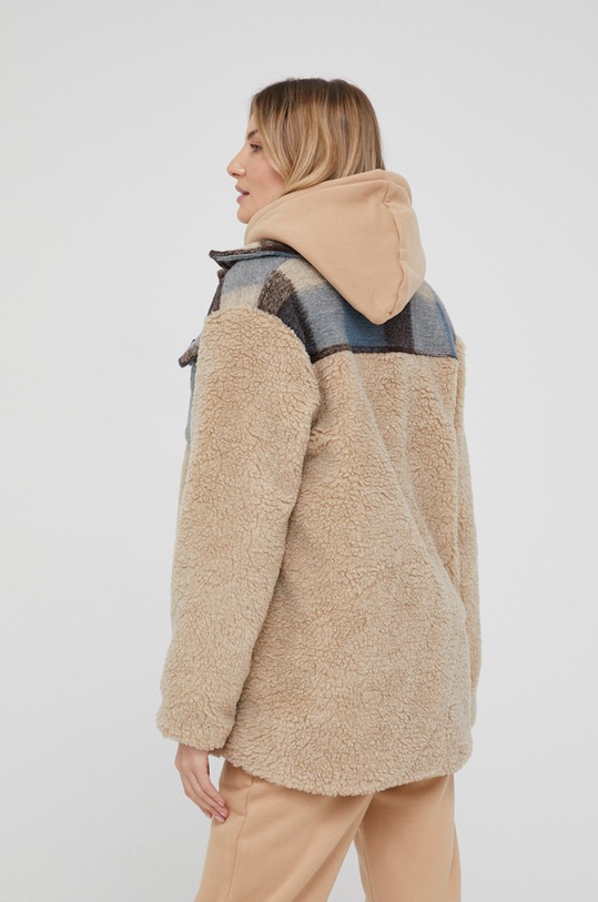 Odzież Answear Lab kurtka z wełną 1273.1.DA beżowy