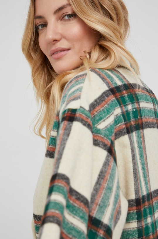 Bunda Answear.LAB pletenina zelená 6364.AJ