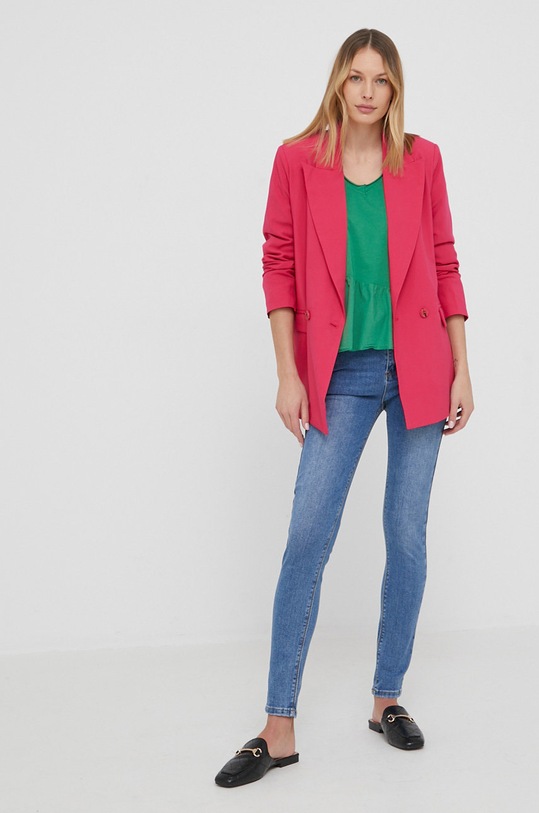 Answear Lab marynarka GIA18404.DB różowy WW22