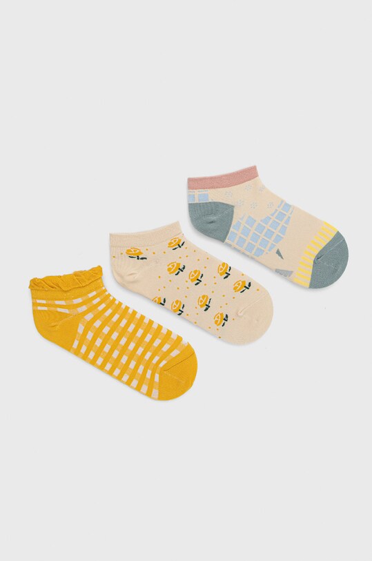 Answear Lab skarpetki (3-pack) skarpetki krótkie multicolor socks37.DB