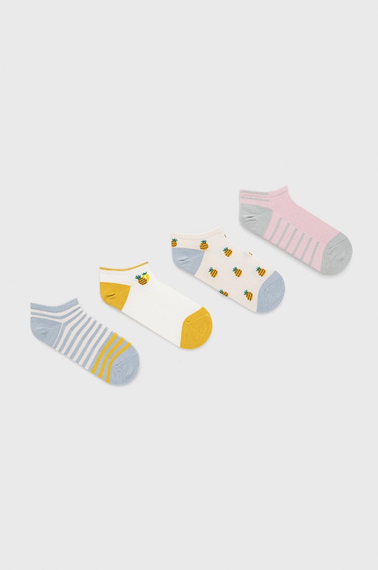 Answear Lab skarpetki (4-pack) skarpetki krótkie multicolor so9.DB