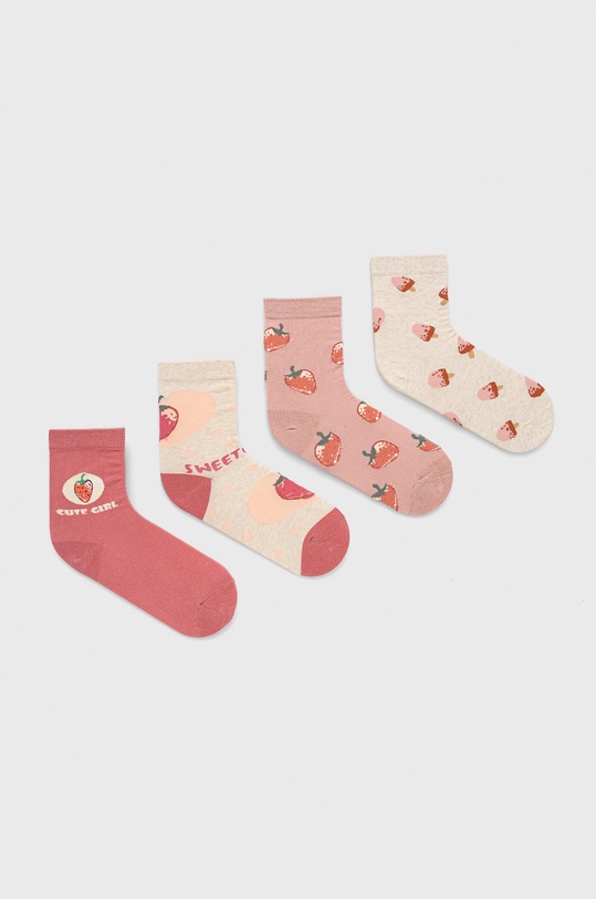 Answear Lab skarpetki (4-pack) skarpetki długie multicolor so12.DB
