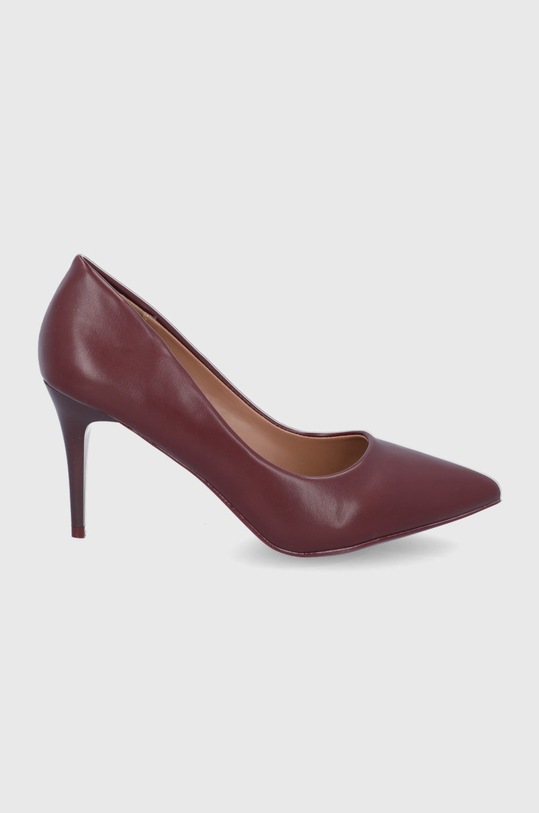 Lodičky Answear.LAB imitácia kože burgundské 3988.AJ