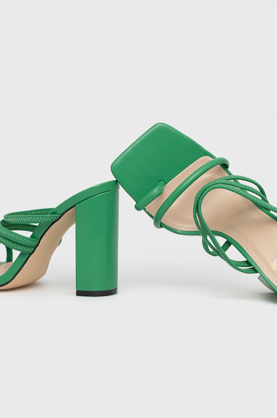 Obuwie Answear Lab klapki roma.72.1.JS zielony