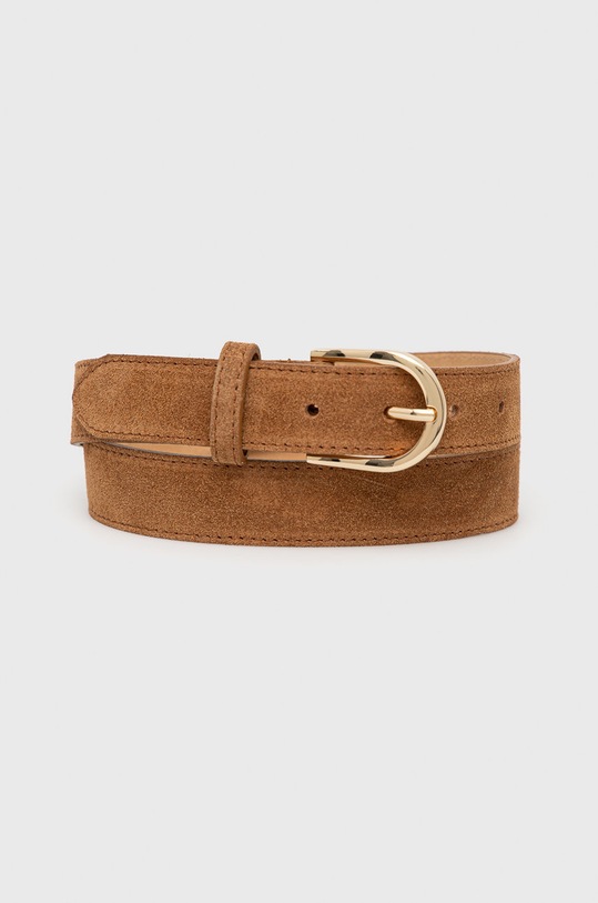 Semišový pásek Answear.LAB hnědá 2107.2KR