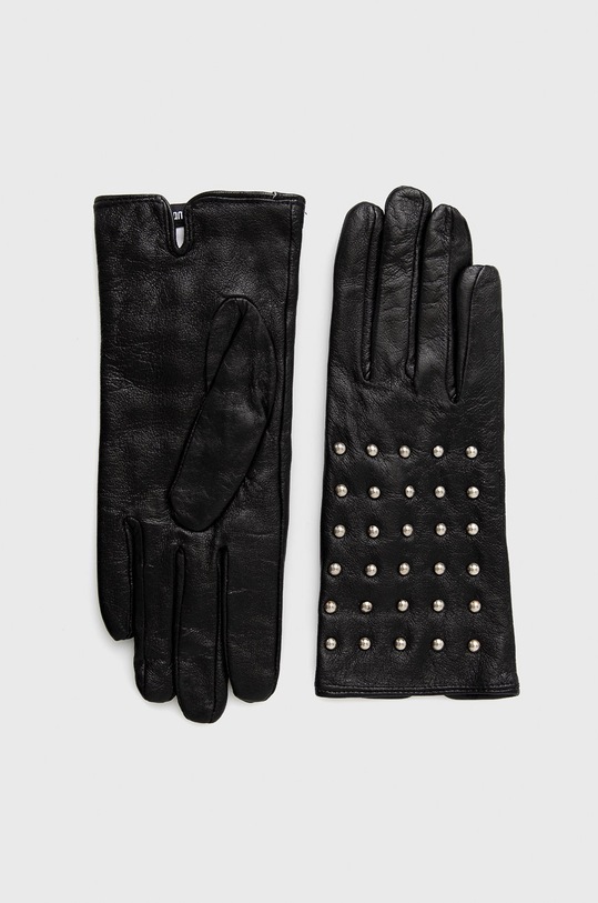 Kožené rukavice Answear.LAB usňová koža čierna XBRW14.25.1KR