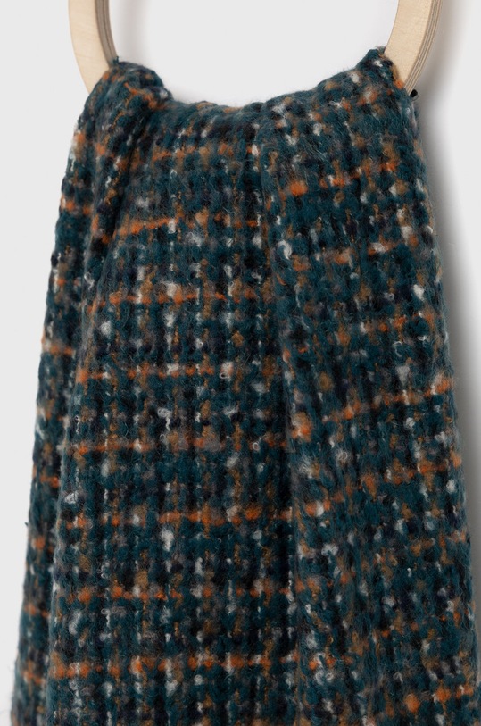Answear Lab Szalik z wełną SP2403.1.DA niebieski WW22