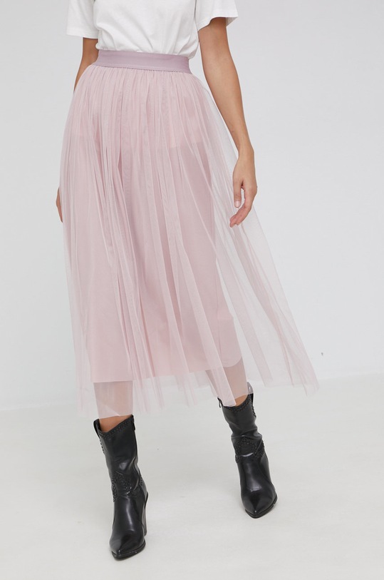 Sukně Answear.LAB maxi růžová MN01.DB