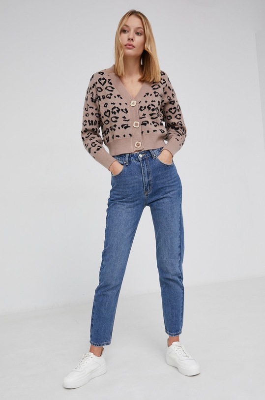 Answear Lab Jeansy A229.AJ granatowy WW22